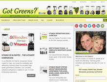 Tablet Screenshot of gotgreensrevolution.com